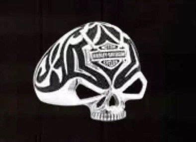 Bague Tribal Celtique Tete De Mort Willie G Harley Davidson