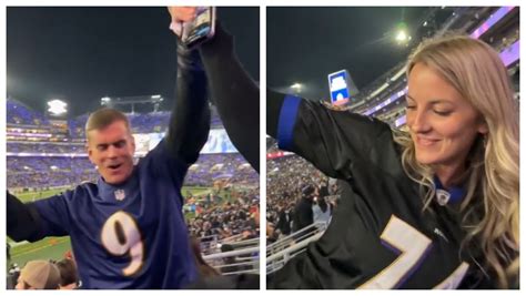 Ravens Fan Goes Viral Giving Another Fan A Lap Dance During Thursday