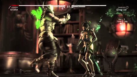 Mortal Kombat X Kitana Vs Quan Chi YouTube