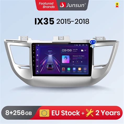 Junsun V1pro AI Voice 2 Din Android Auto Radio For Hyundai IX35 Tucson