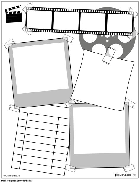 Plakboek Portret BW 3 Storyboard Por Nl Examples