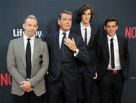 Pierce Brosnan throws support behind rarely-seen lookalike son Sean ...