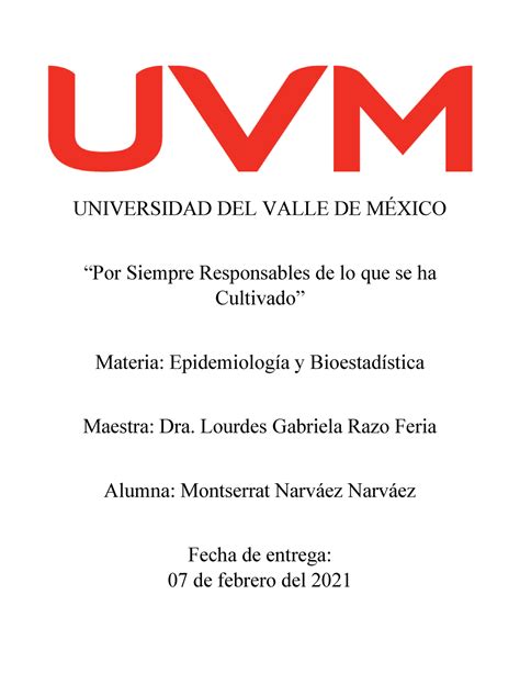 Actividad Epidemiolog A Y Bioestad Stica Mapa Coneptual