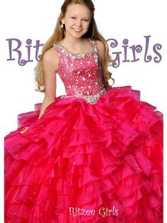 Ritzee Girls Fall 2014 Pageant Dresses | pageant dresses, girls pageant ...