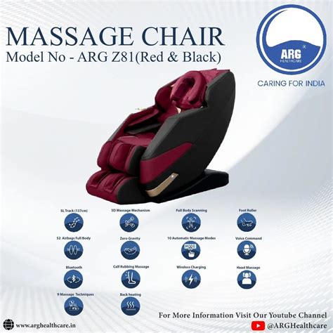 Multicolor Pu Leather New 3d Massage Chair With Head Massager For