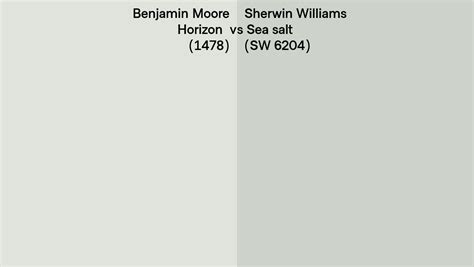 Benjamin Moore Horizon Vs Sherwin Williams Sea Salt Sw