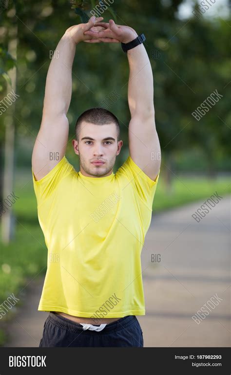 Man Stretching