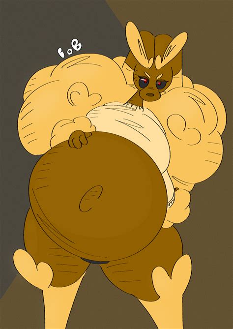 Rule 34 Anthro Big Belly Breasts Clothed Clothing Fanofblimp Large Breasts Lopunny Pokemon