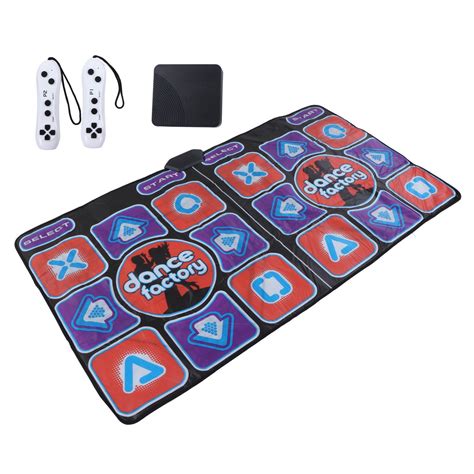 Double Player Dance Mat, PC USB Dancing Mat Compatible For PC AV Video ...