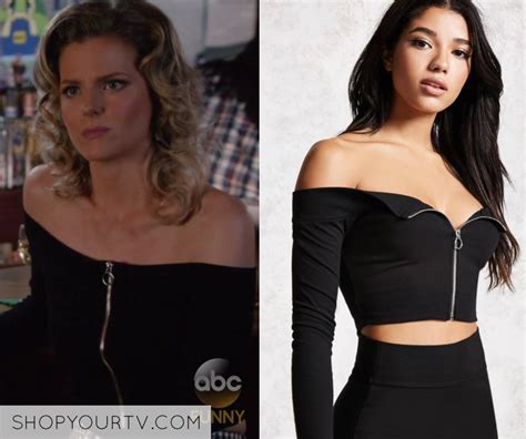 Fresh Off The Boat Season Episode Honey S Black Off Shoulder Zip