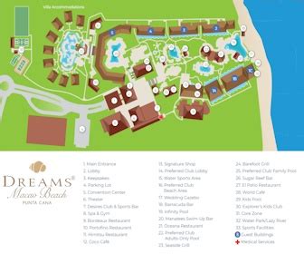 Resort Map | Dreams Macao Beach Punta Cana | Punta Cana, D.R.