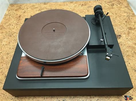 Unique Dual Turntable In A Paperstone Plinth Nos Thorens Tonearm