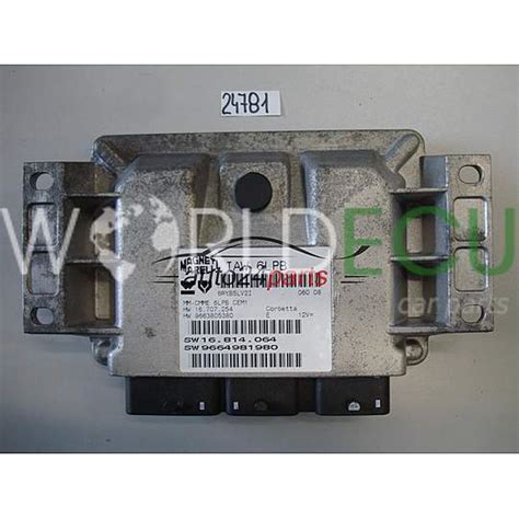 ECU Engine Control Unit PEUGEOT 307 407 2 0 IAW6LPB IAW 6LPB