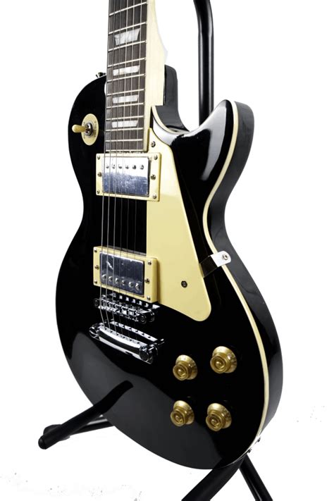 Guitarra Eléctrica Logan Tipo Les Paul Negra Legtlp2bk