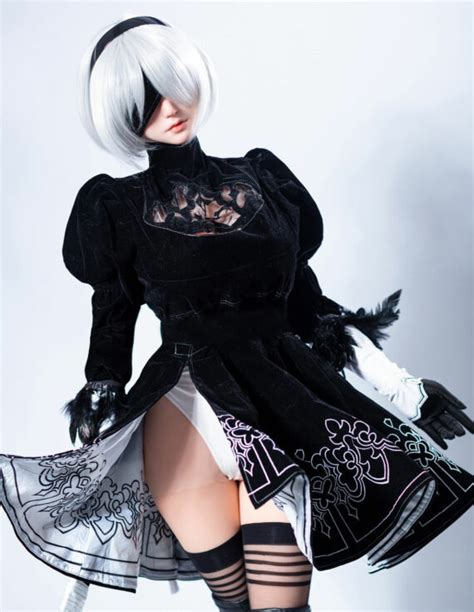 2B NieR Muñeca sexual de anime de celebridades autómatas con cabeza