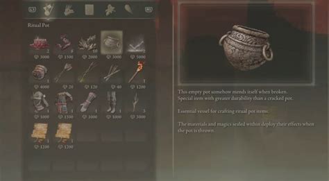 How To Get Ritual Pots In Elden Ring