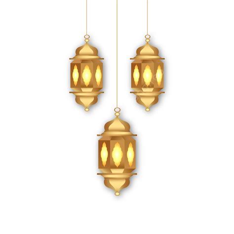 Eid Ramadan Laterne D Goldener Ramadhan Kareem Islamische Lampe