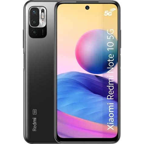 XIAOMI REDMI NOTE 10 5G 128 Go Gris Cdiscount Téléphonie