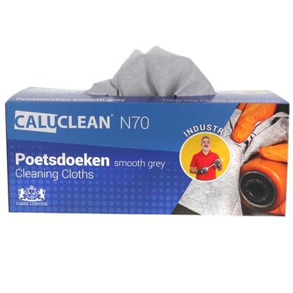 CaluClean Industry Poetsdoeken N70 Smooth Grey 120st Carel Lurvink B V