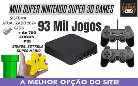 Olhar Digital Ofertas Mini Console Retro Super Nintendo Mil