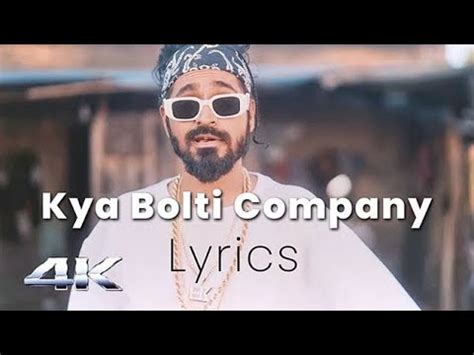 Kya Bolti Company Official Video Emiway Bantai Kya Bolti Company