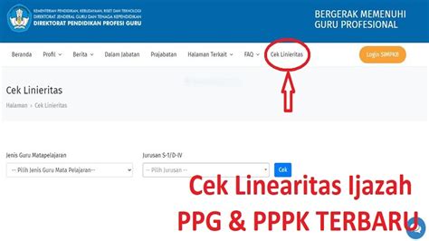 Cara Cek Linearitas Ijazah PPG PPPK RESMI Dari Link Kemdikbud SDN