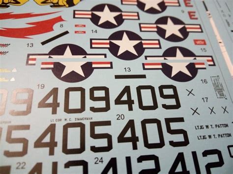 148 Decal Douglas A 1h Skyraider Va 176 With Stencils Uprise Decal