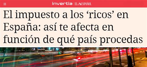 El impuesto a los ricos en España así te afecta en función de qué