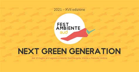 Festambientesud Next Green Generation Legambiente