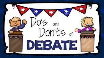 Powerpoint The Do S And Don Ts Of Debate By Direct Instruction Shop