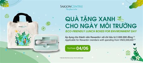 QUÀ TẶNG XANH CHO NGÀY MÔI TRƯỜNG - Saigon Centre