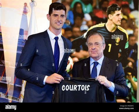 Madrid Spain 09th Aug 2018 Real Madrid Presents Its New Goalkeeper