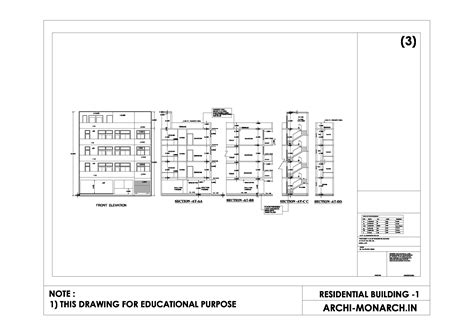 Residential Building Submission In Noida One Archi Monarch