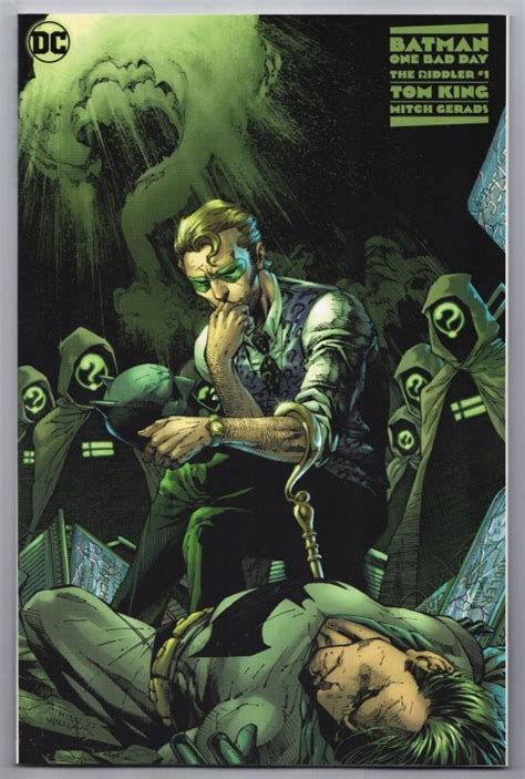 Batman One Bad Day The Riddler 1 Cvr B Jim Lee Variant DC 2022 VF