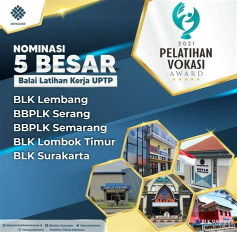 Selamat Bbplk Serang Di Top Pada Vokasi Award Kemnaker Balai