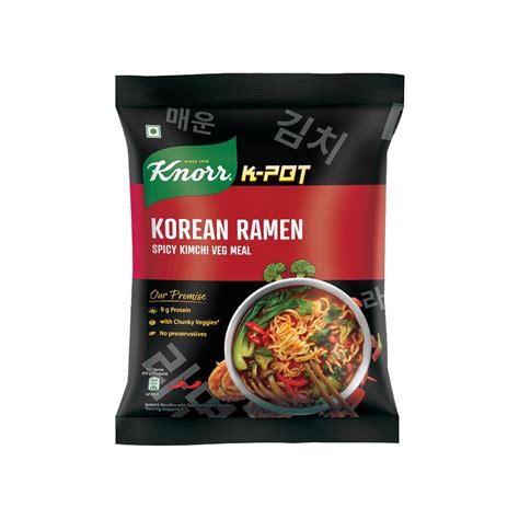 Knorr Korean Ramen Spicy Kimchi Veg Flavoured Instant Noodles Price