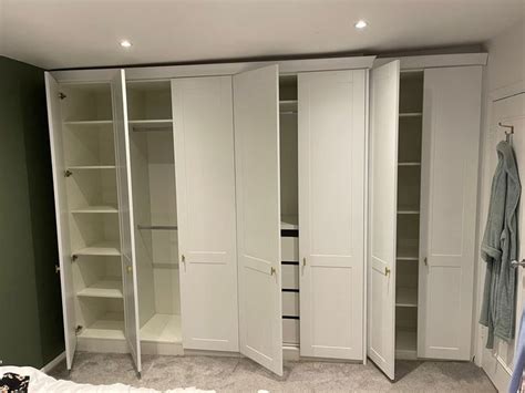 Bespoke Fitted Wardrobe Painted Doors Custom Made Wardrobes With