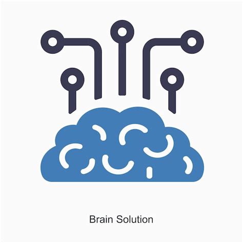 Premium Vector Brain Solution And Artificial Intelligence Icon Concept