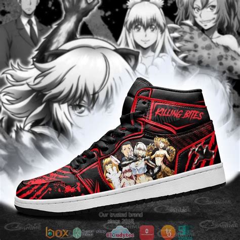 Hot Killing Bites Characters Anime Air Jordan High Top Sneakers Boxbox Branding Luxury T