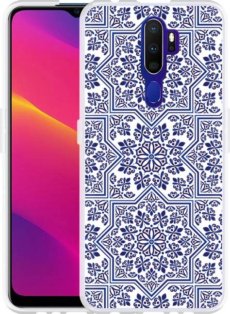 Oppo A9 2020 Hoesje Delfts Blauw II Designed By Cazy Bol