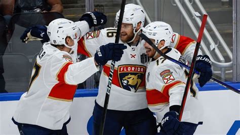 Panthers Beat The Oilers 4 3 To Move Within Win Of Stanley Cup Title