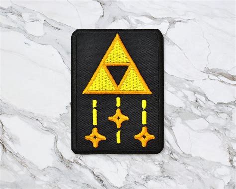 The Legend Of Zelda Triforce Emblem Iron On Embroidered Patch