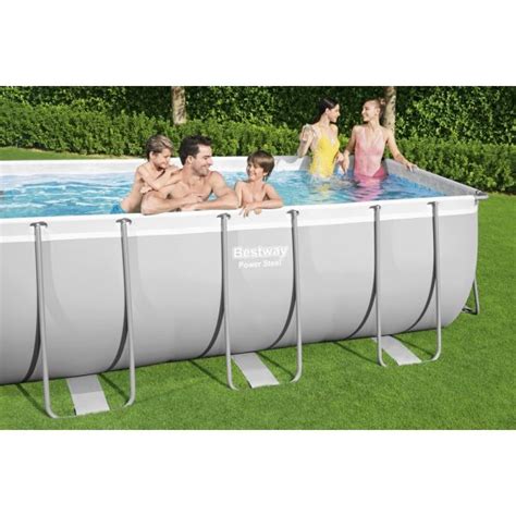 Piscina Power Steel Frame Rettangolare Mt Bestway Agricolashop