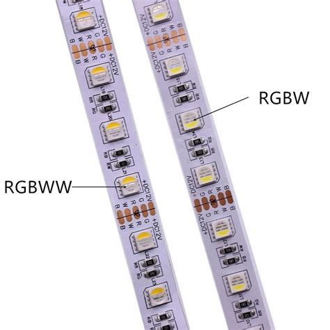 Tira De Luces Led De V V Smd Rgbw Rgbww Rgb Blanco C Lido