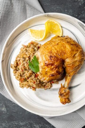 Roasted Rice Stuffed Whole Chicken Give Recipe