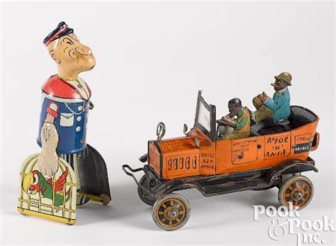 Two Marx Tin Lithograph Wind Up Toys Sold At Auction On 8th December