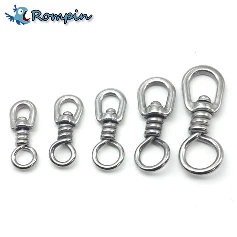 Rompin Pcs Lot Stainless Steel Bl Swivel For Longline Fishing Tuna