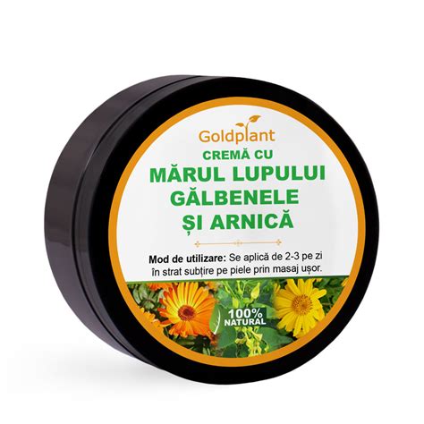 Crema De Marul Lupului Galbenele Si Arnica 100ml Goldplant Produse