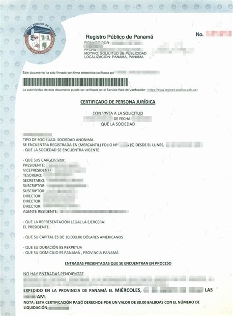 Asociar Prevenci N Roto Certificado De Registro Publico Panama