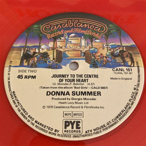 Yahoo オークション Donna Summer Hot Stuff INCH Red